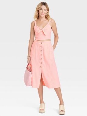 Bright Pink Two Piece Set